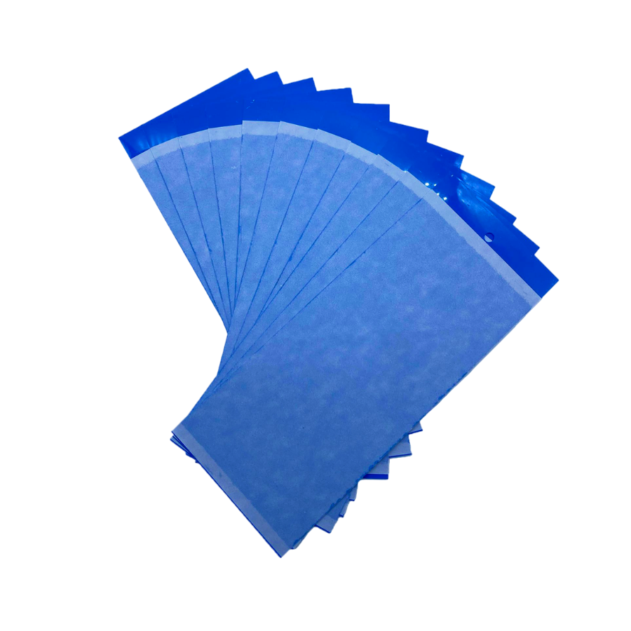plaque engluee bleu 25x10